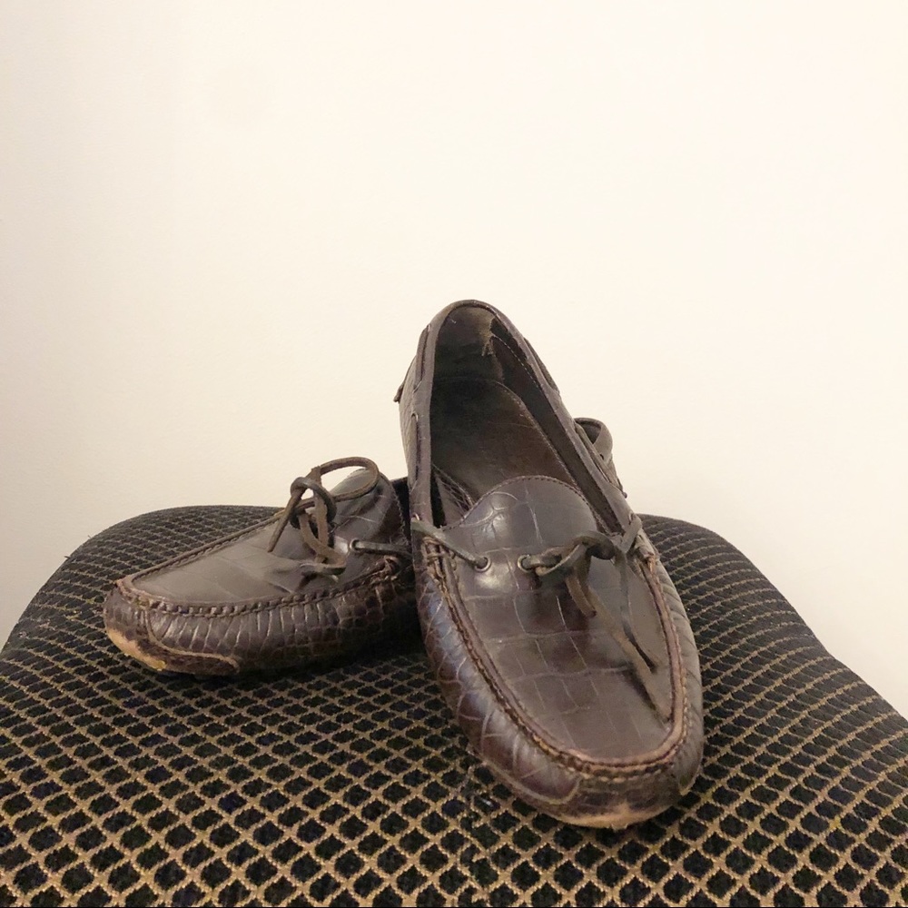 Cole Haan Leather Embossed Loafers